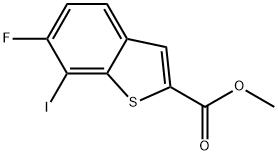 Methyl 6-fluoro-7-iodobenzo[b]thiophene-2-carboxylate Structure