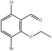 3-bromo-6-chloro-2-ethoxybenzaldehyde Structure