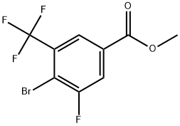 Methyl 4-bromo-3-fluoro-5-(trifluoromethyl)benzoate Structure