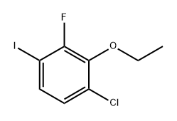 1-Chloro-2-ethoxy-3-fluoro-4-iodobenzene Structure