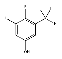 4-fluoro-3-iodo-5-(trifluoromethyl)phenol Structure