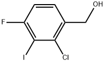 (2-Chloro-4-fluoro-3-iodophenyl)methanol Structure