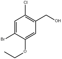 (4-bromo-2-chloro-5-ethoxyphenyl)methanol Structure