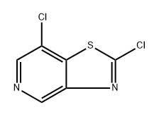 2,7-dichlorothiazolo[4,5-c]pyridine Structure