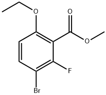 Methyl 3-bromo-6-ethoxy-2-fluorobenzoate Structure