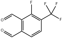 3-fluoro-4-(trifluoromethyl)phthalaldehyde Structure