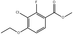 methyl 3-chloro-4-ethoxy-2-fluorobenzoate Structure