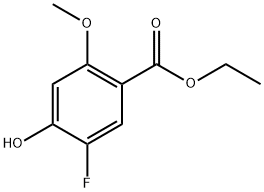 Ethyl 5-fluoro-4-hydroxy-2-methoxybenzoate Structure