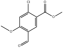 Methyl 2-chloro-5-formyl-4-methoxybenzoate Structure