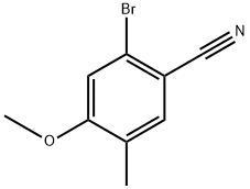 2-bromo-4-methoxy-5-methylbenzonitrile Structure