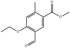 methyl 4-ethoxy-5-formyl-2-methylbenzoate Structure