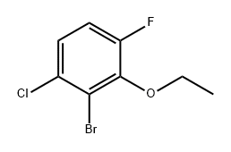 2-Bromo-1-chloro-3-ethoxy-4-fluorobenzene Structure