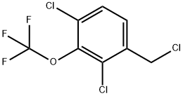 1,3-Dichloro-4-(chloromethyl)-2-(trifluoromethoxy)benzene Structure