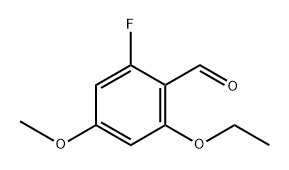 2-ethoxy-6-fluoro-4-methoxybenzaldehyde Structure