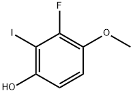 3-Fluoro-2-iodo-4-methoxyphenol Structure