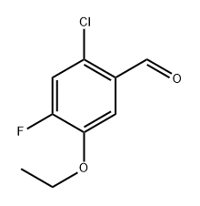 2-chloro-5-ethoxy-4-fluorobenzaldehyde Structure