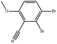 2,3-Dibromo-6-methoxybenzonitrile Structure