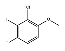 2-Chloro-4-fluoro-3-iodo-1-methoxybenzene Structure