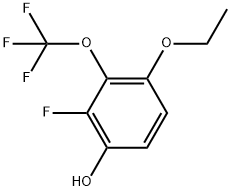 4-Ethoxy-2-fluoro-3-(trifluoromethoxy)phenol Structure