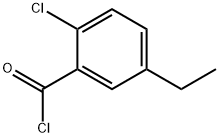 2-chloro-5-ethylbenzoyl chloride Structure