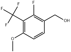 (2-fluoro-4-methoxy-3-(trifluoromethyl)phenyl)methanol Structure