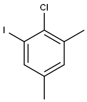 2-chloro-1-iodo-3,5-dimethylbenzene Structure