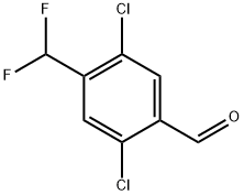 2,5-Dichloro-4-(difluoromethyl)benzaldehyde Structure