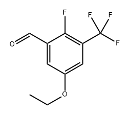 5-ethoxy-2-fluoro-3-(trifluoromethyl)benzaldehyde 구조식 이미지