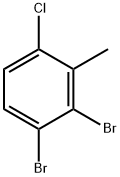 1,2-Dibromo-4-chloro-3-methylbenzene Structure