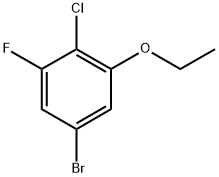 5-bromo-2-chloro-1-ethoxy-3-fluorobenzene Structure