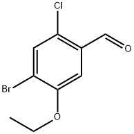 4-bromo-2-chloro-5-ethoxybenzaldehyde Structure