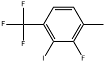 2-Fluoro-3-iodo-1-methyl-4-(trifluoromethyl)benzene Structure