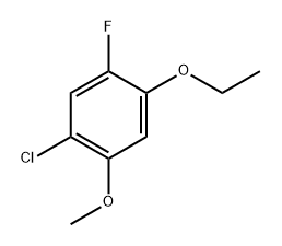 1-chloro-4-ethoxy-5-fluoro-2-methoxybenzene Structure