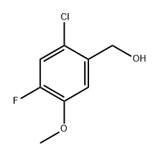 (2-chloro-4-fluoro-5-methoxyphenyl)methanol Structure