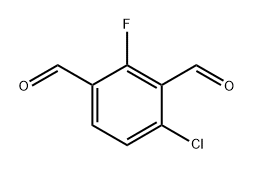 4-Chloro-2-fluoroisophthalaldehyde Structure