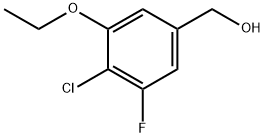 (4-chloro-3-ethoxy-5-fluorophenyl)methanol Structure