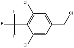 1,3-Dichloro-5-(chloromethyl)-2-(trifluoromethyl)benzene Structure