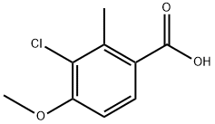 3-Chloro-4-methoxy-2-methylbenzoic acid 구조식 이미지