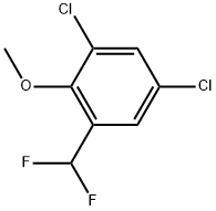 1,5-Dichloro-3-(difluoromethyl)-2-methoxybenzene Structure
