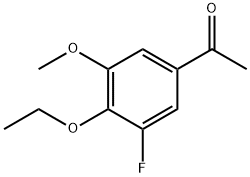 1-(4-Ethoxy-3-fluoro-5-methoxyphenyl)ethanone 구조식 이미지