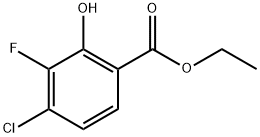 ethyl 4-chloro-3-fluoro-2-hydroxybenzoate Structure