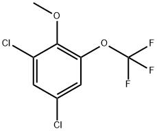 1,5-Dichloro-2-methoxy-3-(trifluoromethoxy)benzene Structure