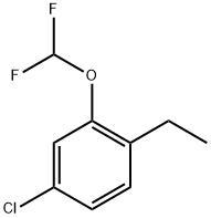 4-chloro-2-(difluoromethoxy)-1-ethylbenzene Structure