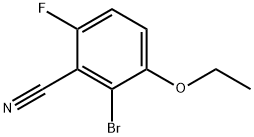 2-Bromo-3-ethoxy-6-fluorobenzonitrile 구조식 이미지