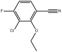 3-Chloro-2-ethoxy-4-fluorobenzonitrile Structure