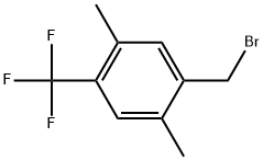 1-(Bromomethyl)-2,5-dimethyl-4-(trifluoromethyl)benzene Structure