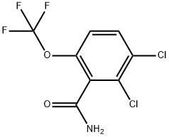 2,3-Dichloro-6-(trifluoromethoxy)benzamide Structure