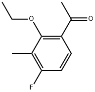 1-(2-Ethoxy-4-fluoro-3-methylphenyl)ethanone Structure