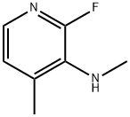 2-fluoro-N,4-dimethylpyridin-3-amine Structure