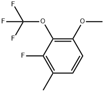 2-Fluoro-4-methoxy-1-methyl-3-(trifluoromethoxy)benzene Structure